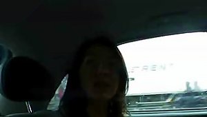 Busty Brunette Milf On The Way To Fuck