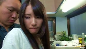 Akari Hoshino The Hot Housewife Sucks Big Dick