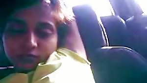 Sexy Indian Milf Taking A Nap In A Car