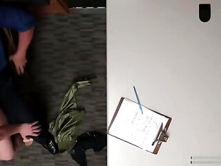 Security Guy Got A Blowjob From Cute Shoplifting Teen 18+