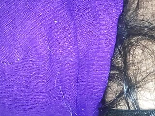 Her Husband Came To The Back Of Her And Rubbed Her Shaved Pussy To Thrill Her Sexual Mood.