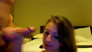 Teen Hottie Sucking And Fucking On Webcam