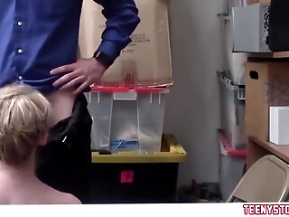 Hot Blonde Tiny Teen 18+ Love To Suck Officers Big Cock