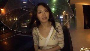 Busty Asian  Titty Fuck In The