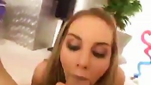 Brianna Love Is Sucking On That Fat Cock Before Fucking It