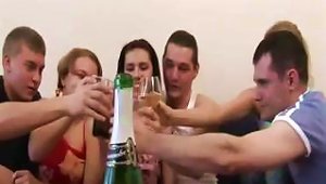 Student Party Ending Up With Kinky Sex