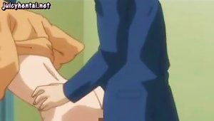 Blue-haired Slutty Hentai  Gets Into Some Juicy Sex Scenes