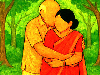 Desi Indian Old Man Village Hot Married Women !!