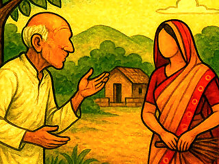 Desi Indian Old Man Village Hot Married Women !!