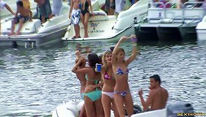 Small Perky Tits Are Sexy On The Amateur Chicks On A Boat