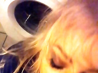 She Smokes In The Bathroom And Is Then Allowed To Blow