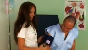 Cute Nurse Finds Herself Weirdly Attracted To Her Patient And Decides To Give Hi