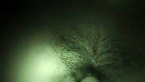 She Gets Her Hairy Pussy Fucked In A Night Vision Amateur Video
