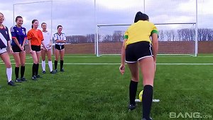 Hot Soccer Playing Chicks Play The Game Topless And Naked