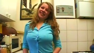 A Busy Amateur Shows Off Her Big Tits While Riding A Guy's Shaft