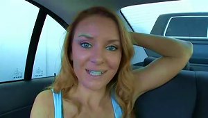 Milf Redhead Fucked In The Car