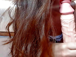 Sexy Housekeeper Sucks Hard Dick In Kitchen Pov