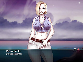 Divine Adventure - Meeting The Beautiful Hot Android 18 For The First Time