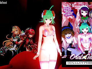 Gunvolt's Lola Finds Herself In A Mixed Gangbang After Getting Invited To Smash Bros