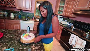 Monique Symone In A Huge White Dick Ride And Naughty Blowjob Action