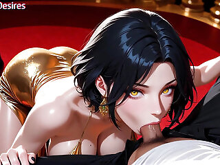 Big Tit Babe In Gold Dress Fucked Hard  Ai-generated