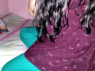 Bangladeshi Woman Cleaning The House Alone