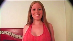 Winsome Redhead Babes With Long Hair Getting Her Pussy Fingered
