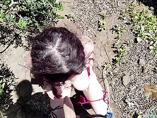 Italian Pussy Gets Fucked Hard Behind An Olive Tree - Dialoghi Eng