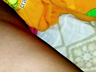 Relaxing Play With Mother-in-law While Father-in-law Is Eating