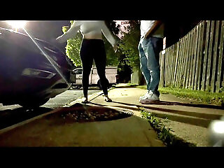 Hot Milf Rose Gets Plowed Outside And On Her Car At Night