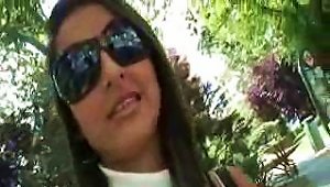 Young Sexy Marisol Loves To Blow The Guys She Likes Outdoors