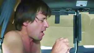 Hot  Fucks Three  Guys In The Back Of Van