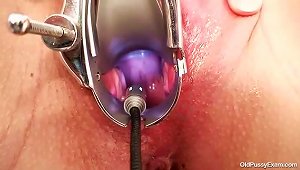 In  Takes Speculum In Pussy