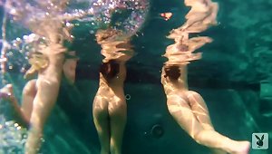 Two Wet Hotties In The Pool