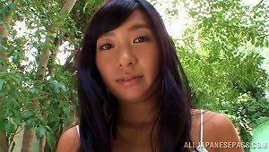 Japanese Babe Gets A Rough Pov Fuck In This Hot Threesome