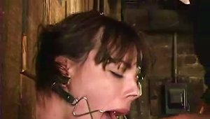 Dana Dearmond Gets Brutally Fucked From Behind While Being In A Pillory