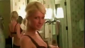 Paris Hilton Shows Her   For The Camera In Lingerie