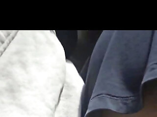 Bumping Against Stranger On Train Turns Into Her Panties Full Of Cum