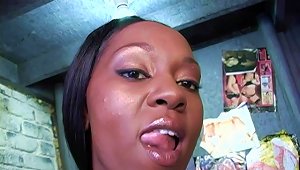 Beautiful Erika Vuitton Sucks A Big Cock From A Gloryhole