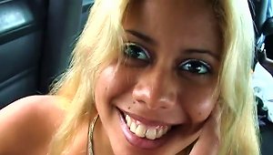 Big Tooth Latina Fucked In Van