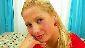 Pure Beauty On The Cocksucking Blonde