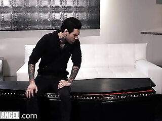 Whitney Wright And Small Hands - Goth Vampire Gets Smashed Hard By Her Stepbro