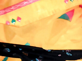 Clear Hindi Audio Hot Anjali Bhabhi In Yellow Saree And Devar Hit Her Hot Tight Pussy Desi Bhabhi Devar Hard Fuck