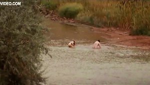 Renee Zellweger Swimming In The Creek