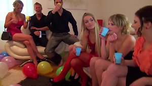 Young Sluts Having A Naughty Party