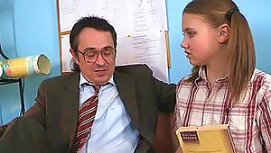 Cute Teen  Fucking Her Teacher So Hard And Nicely!