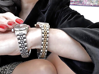 Wristwatch Fetish - Hot Jerk-off Game, Joi Lady Victoria Valente