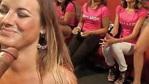 Petite Bride Sucks Fucks At Her Bachelorette Party