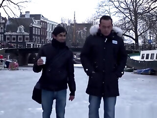 Curvy Dutch Whore Sucking Tourists Hard Dick