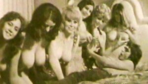 Vintage Group Sex In Room With Delicious Busty Milfs